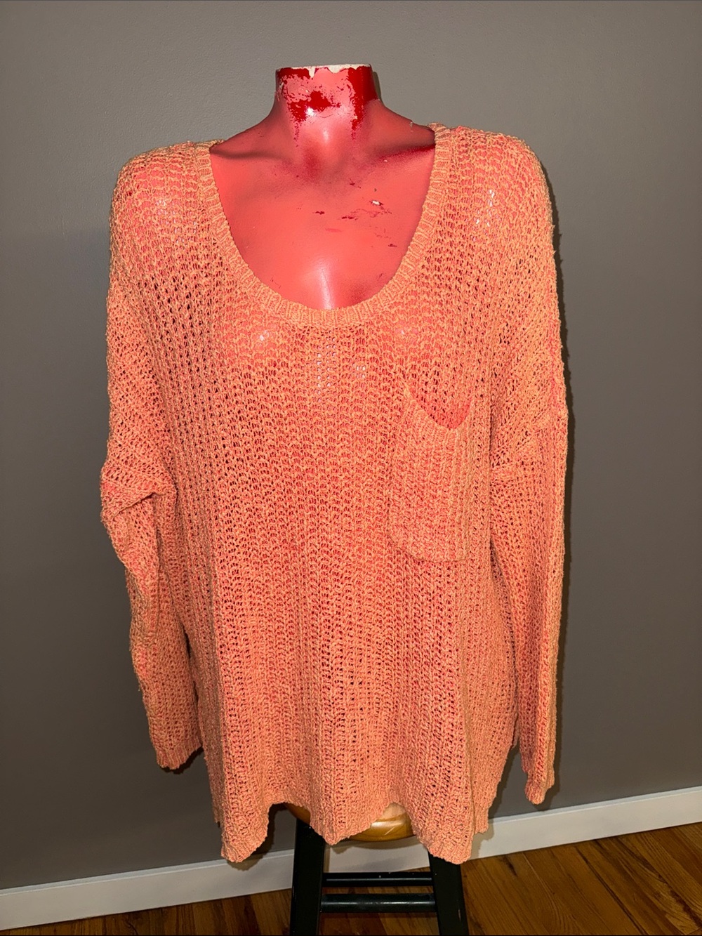 Free People pocket knit sweater pullover